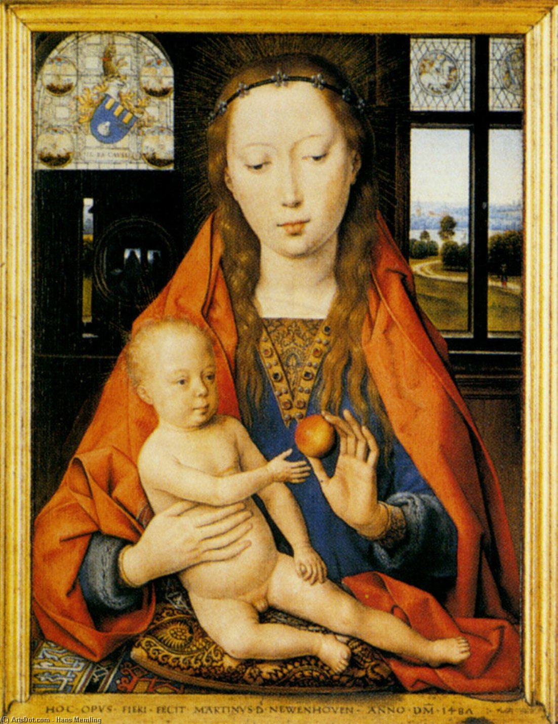 Diptych Of Martin Van Niewenhove — Memling, Hans