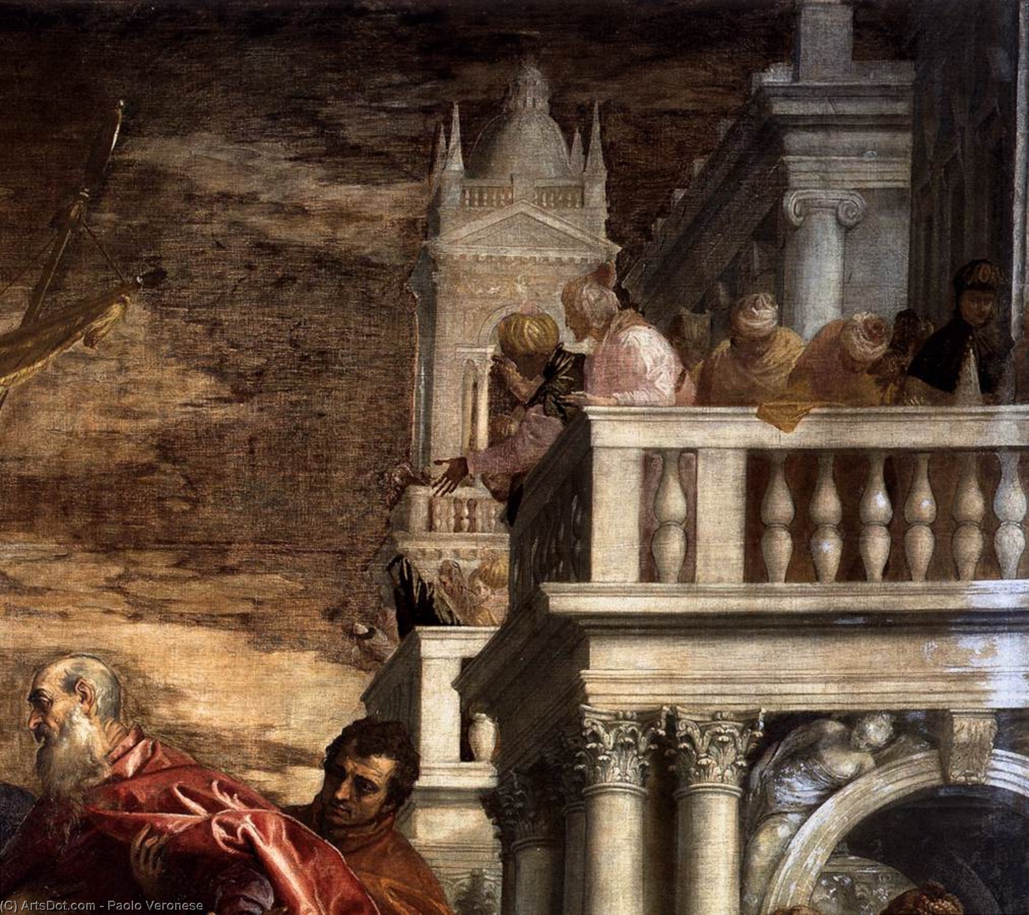 Sts Mark And Marcellinus Being Led To Martyrdom (detail) (10) — Paolo Veronese