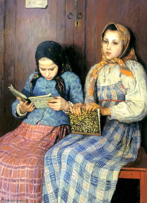 Schoolgirls — Nikolai Petrovich Bogdanov Belsky