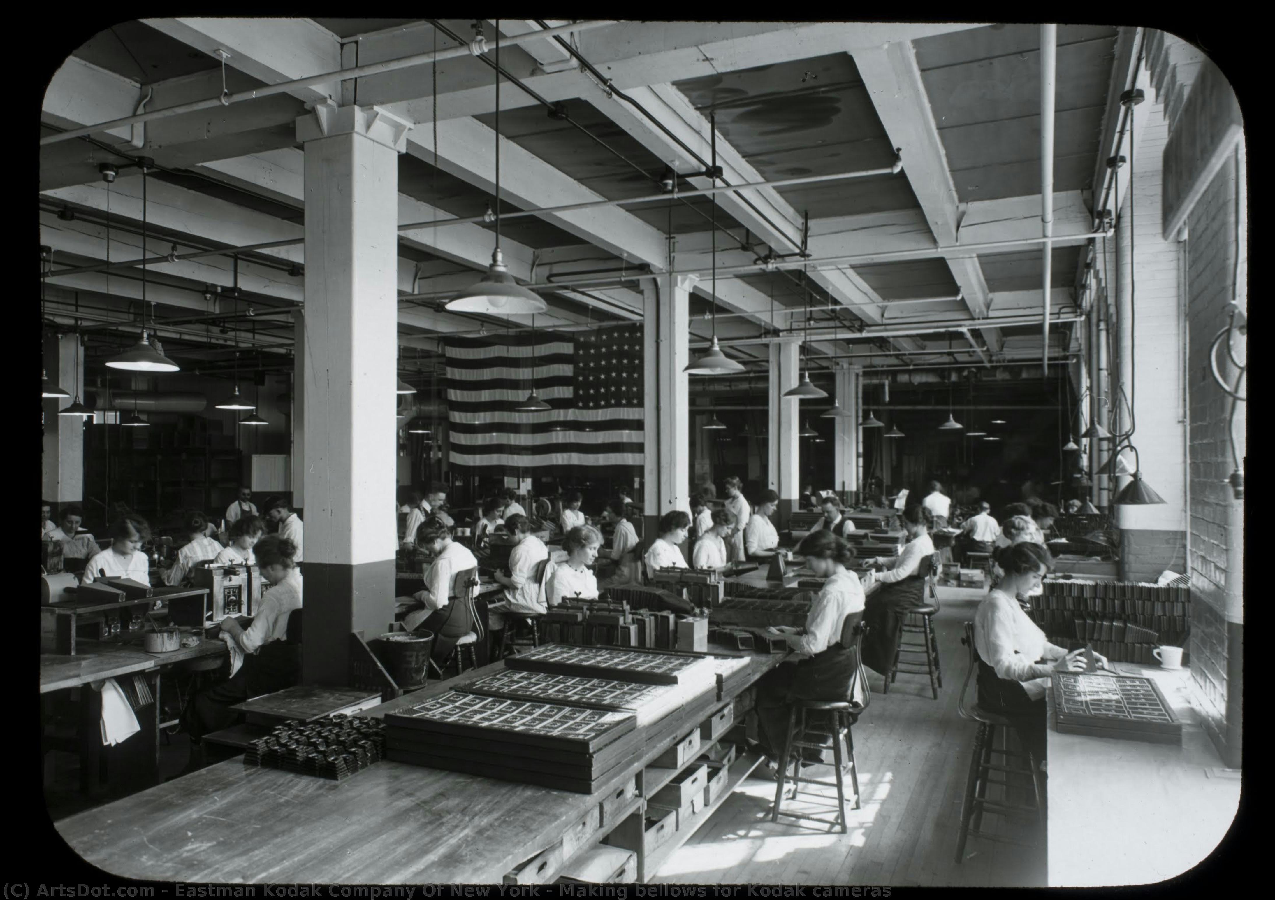Making Bellows For Kodak Cameras — Eastman Kodak Company Of New York