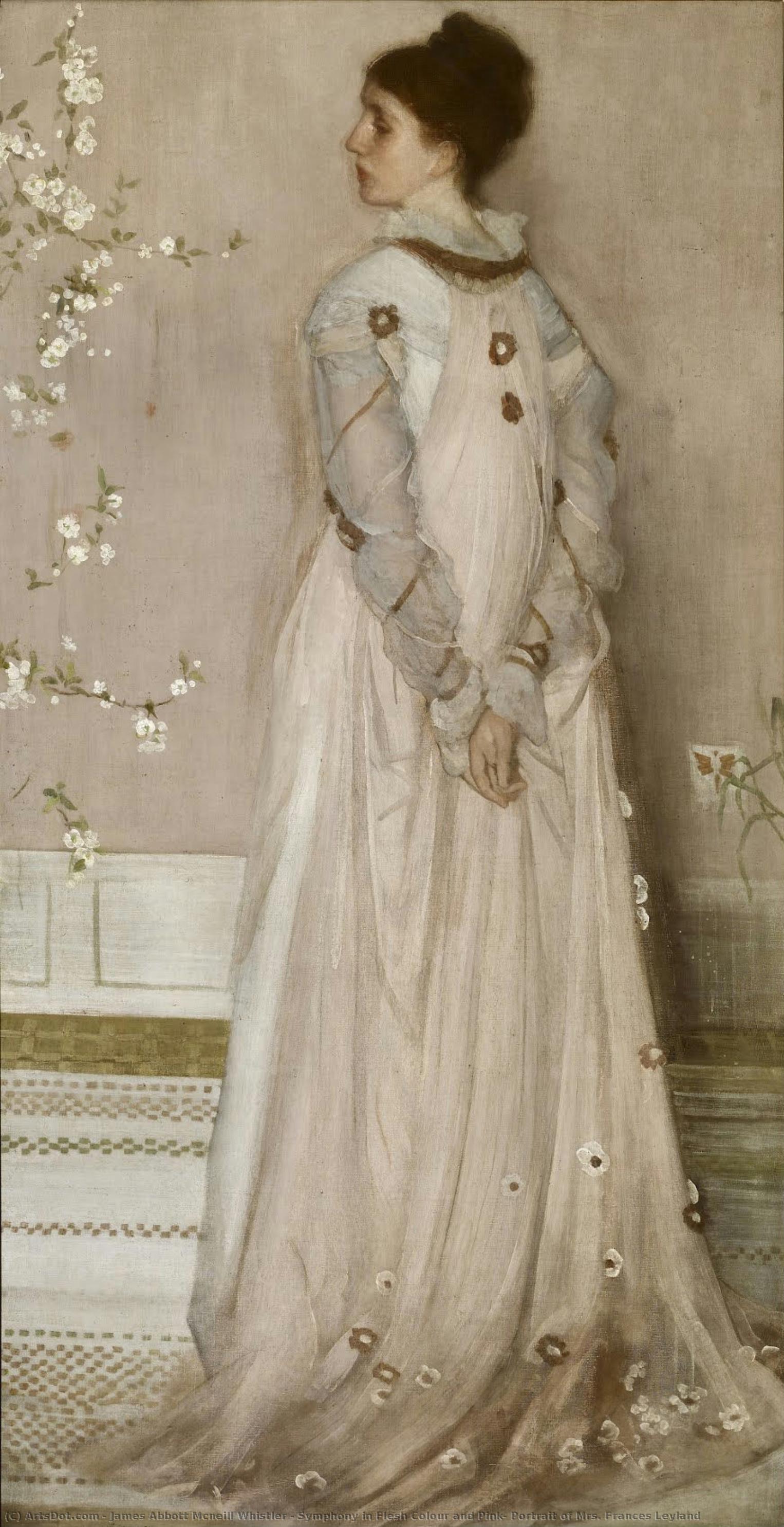 Symphonie In Hautfarbe Und Rosa: Porträt Von Mrs. Frances Leyland — James Abbott Mcneill Whistler