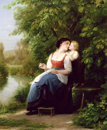 Mother And Son — Fritz Zuber Buhler