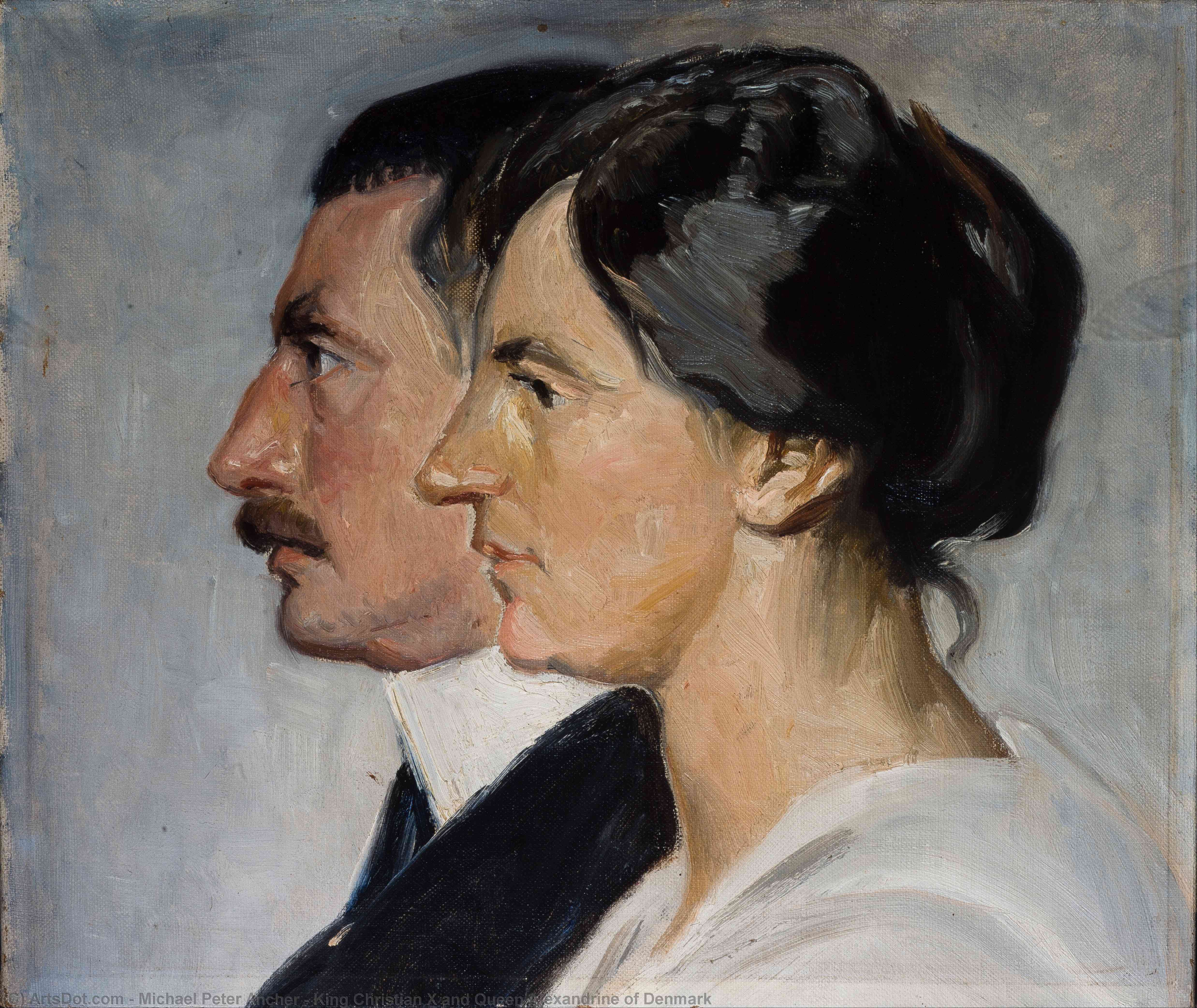 King Christian X And Queen Alexandrine Of Denmark — Michael Peter Ancher