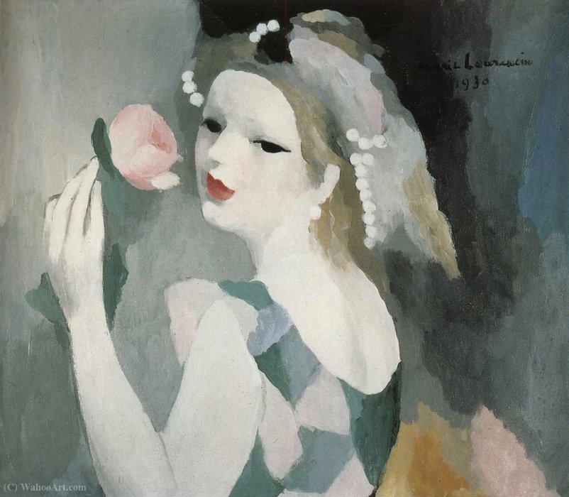Femme À La Rose (1930) — Marie Laurencin