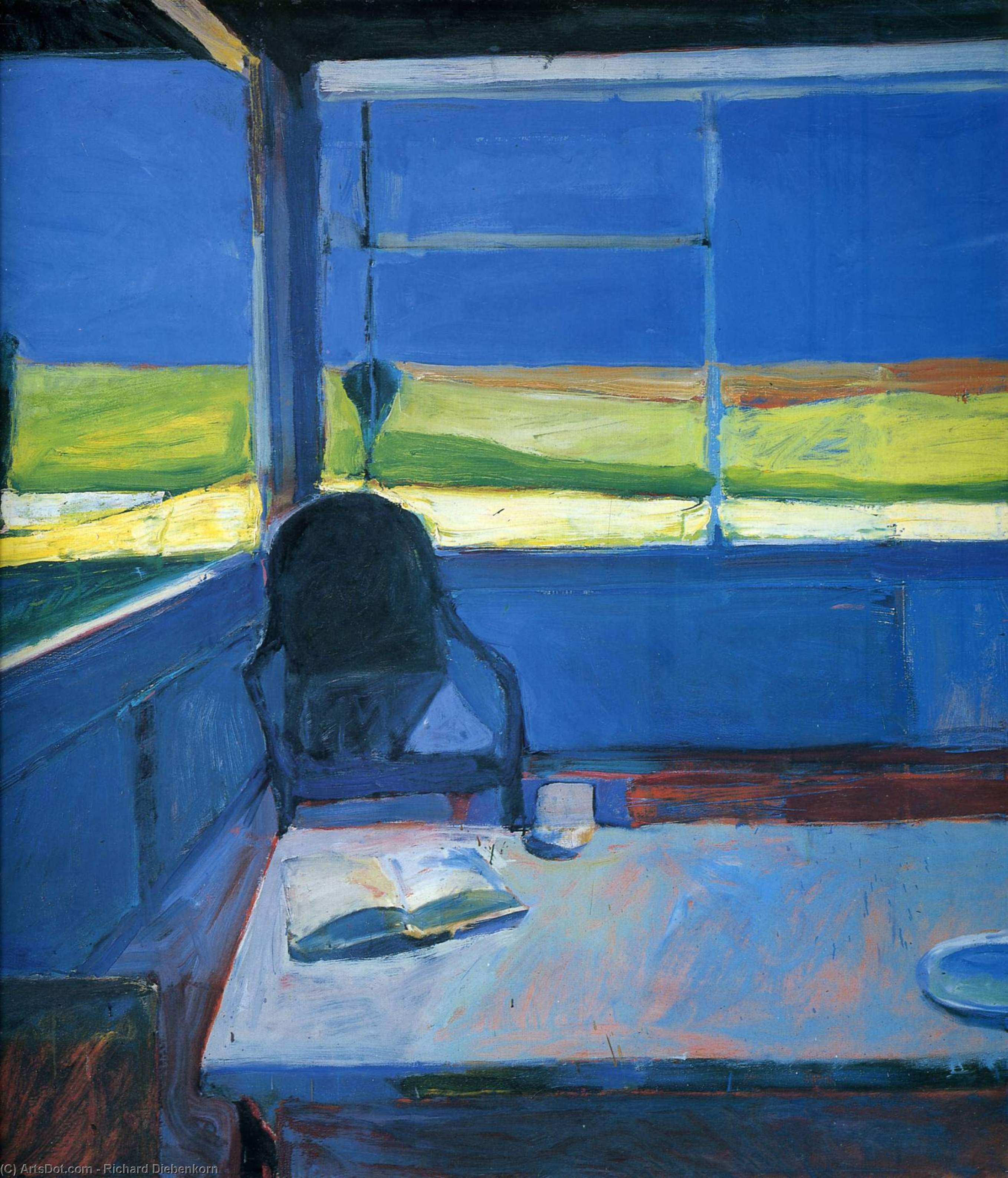 Interior With Book — Ричард Дайбенкорн