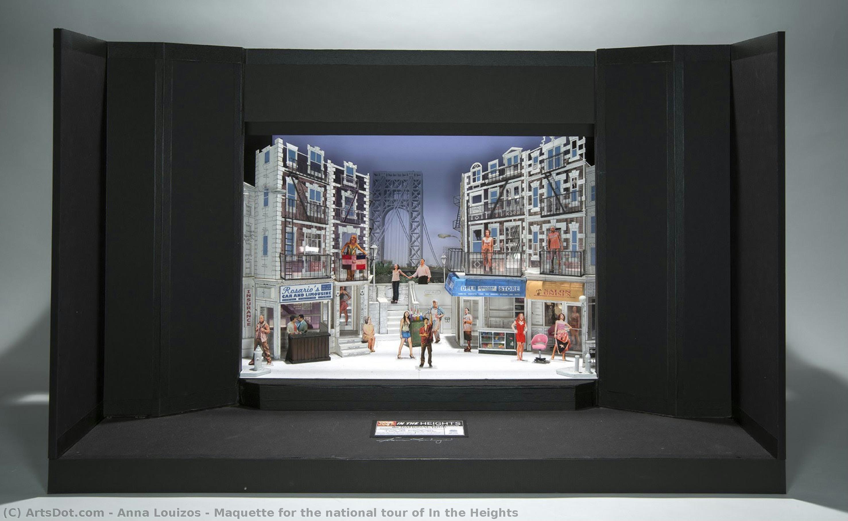 Maquette For The National Tour Of In The Heights — Anna Louizos