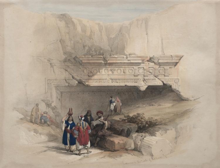 Entrance To The Tombs Of The Kings, Jerusalem — David Roberts