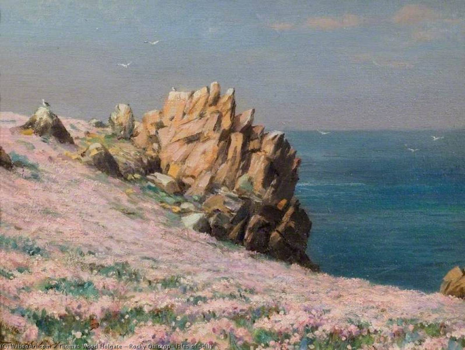 Rocky Outcrop, Isles Of Scilly — Thomas Wood Holgate