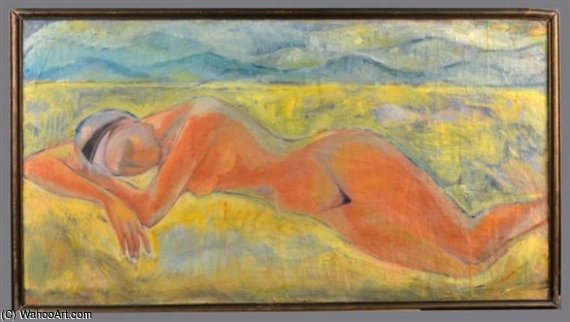 Female Nude On The Beach — Armand Schonberger