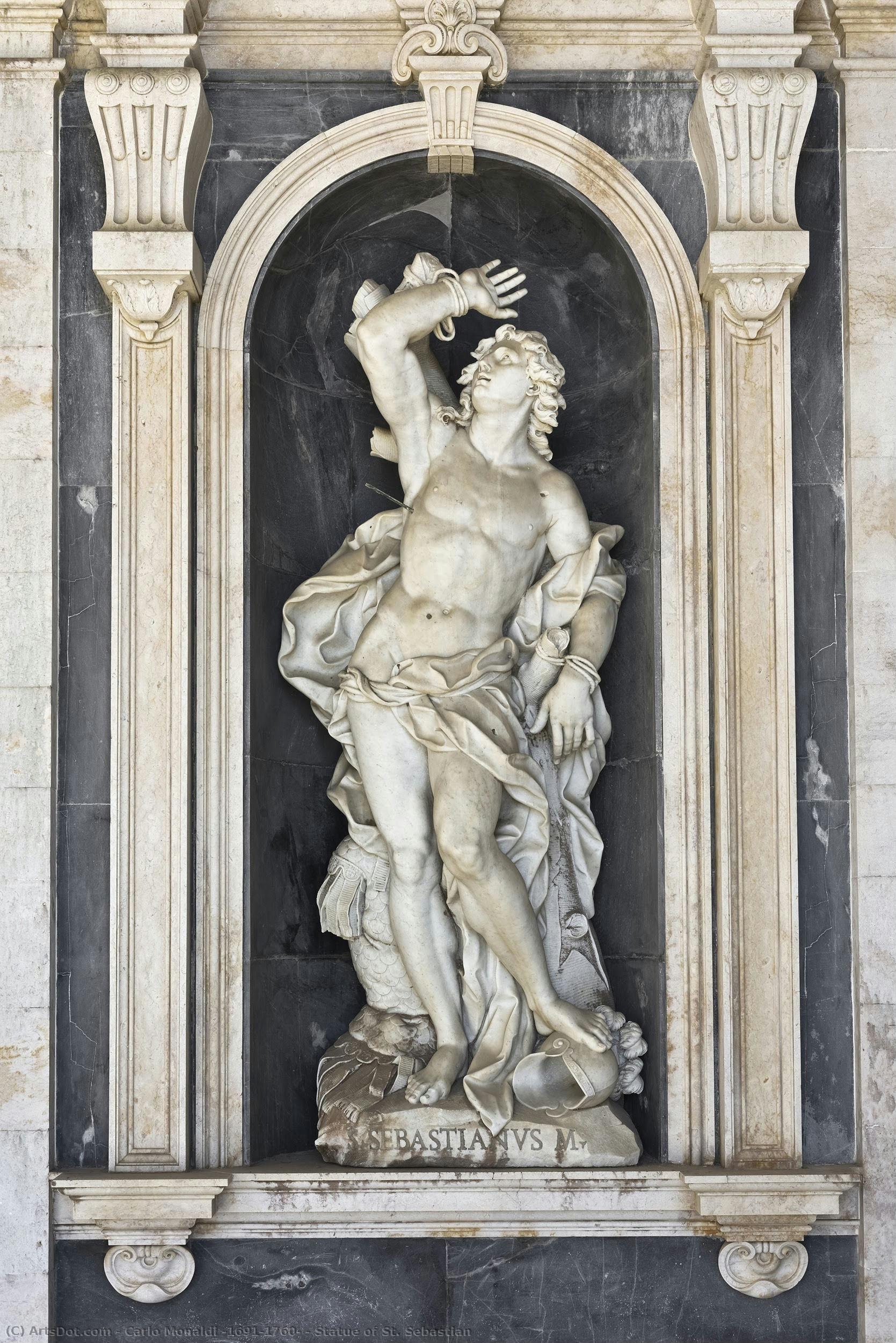 Statue Of St. Sebastian — Carlo Monaldi