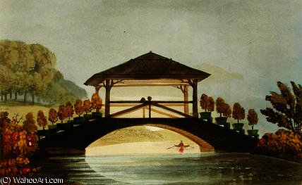 A Rustic Bridge — John Buonarotti Papworth