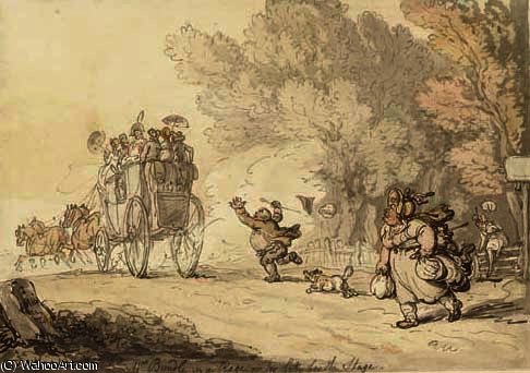 'mrs Bundle In A Rage' — Thomas Rowlandson