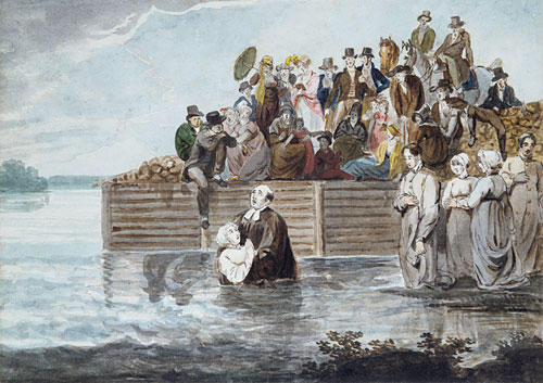 A Philadelphia Anabaptist Immersion During A Storm — Pavel Svinyin