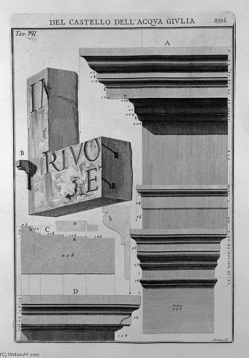 Moldings Of The Same Monument — Giovanni Battista Piranesi