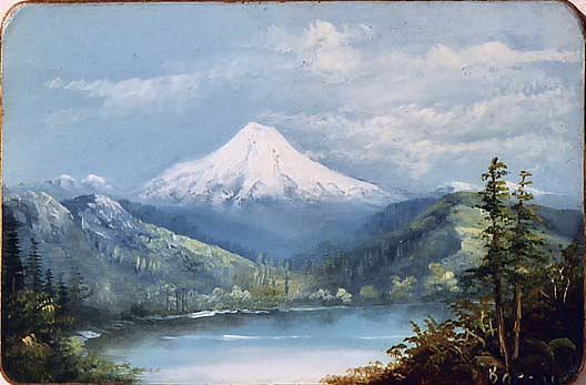 Mt. Hood, (painting) — Eliza R Barchus