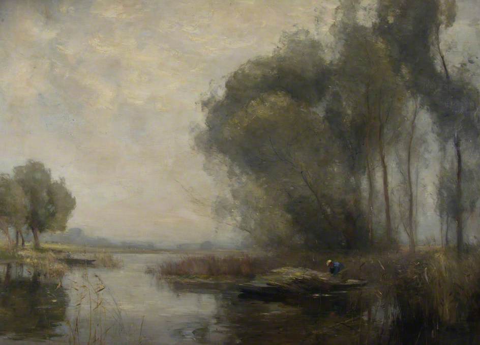 Rushcutting In The Fens — William Miller Frazer
