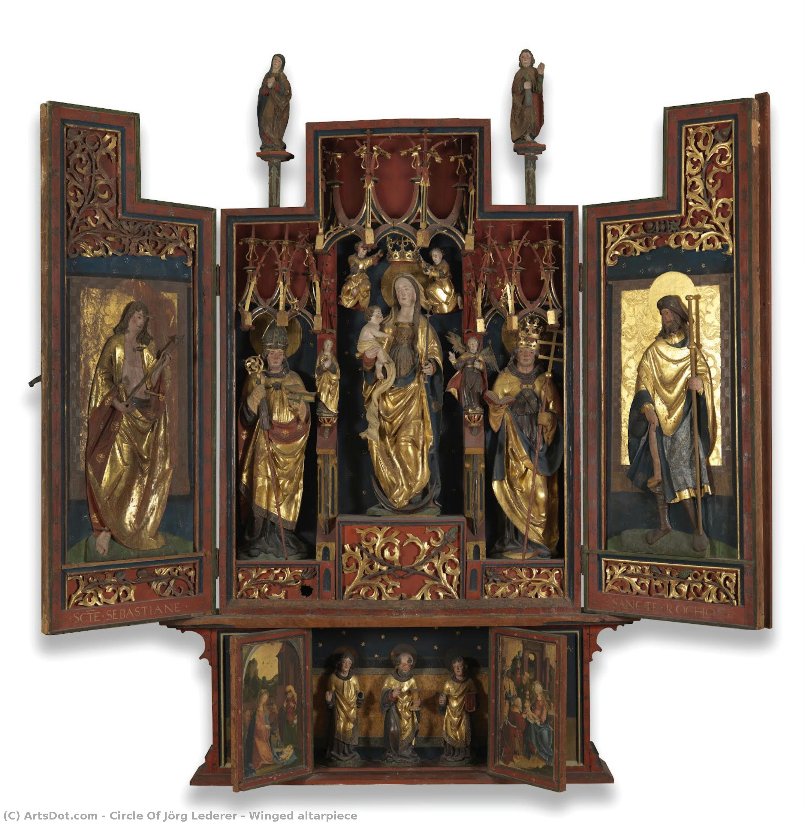 Winged Altarpiece — Circle Of Jörg Lederer
