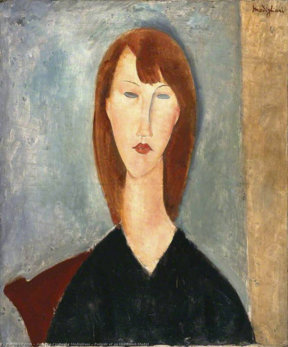 Retrato De Una Modelo Desconocida — Amedeo Modigliani