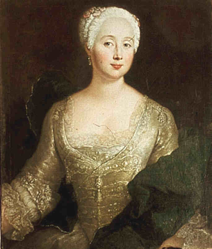 Louise Eleonore Von Wreech — Antoine Pesne