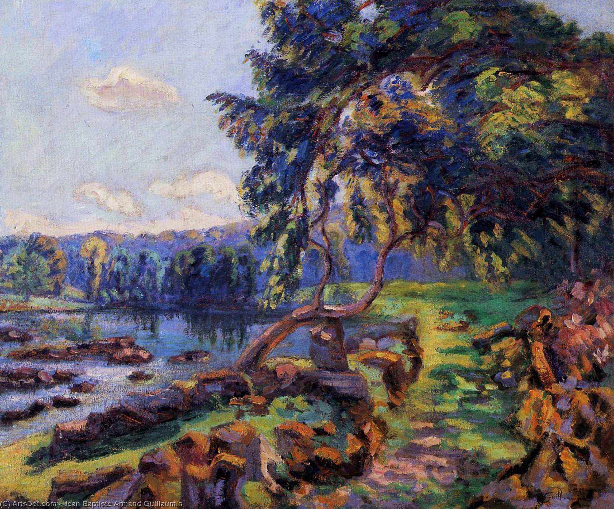 Rapids At Genetin — Фердинанд Гуилламин