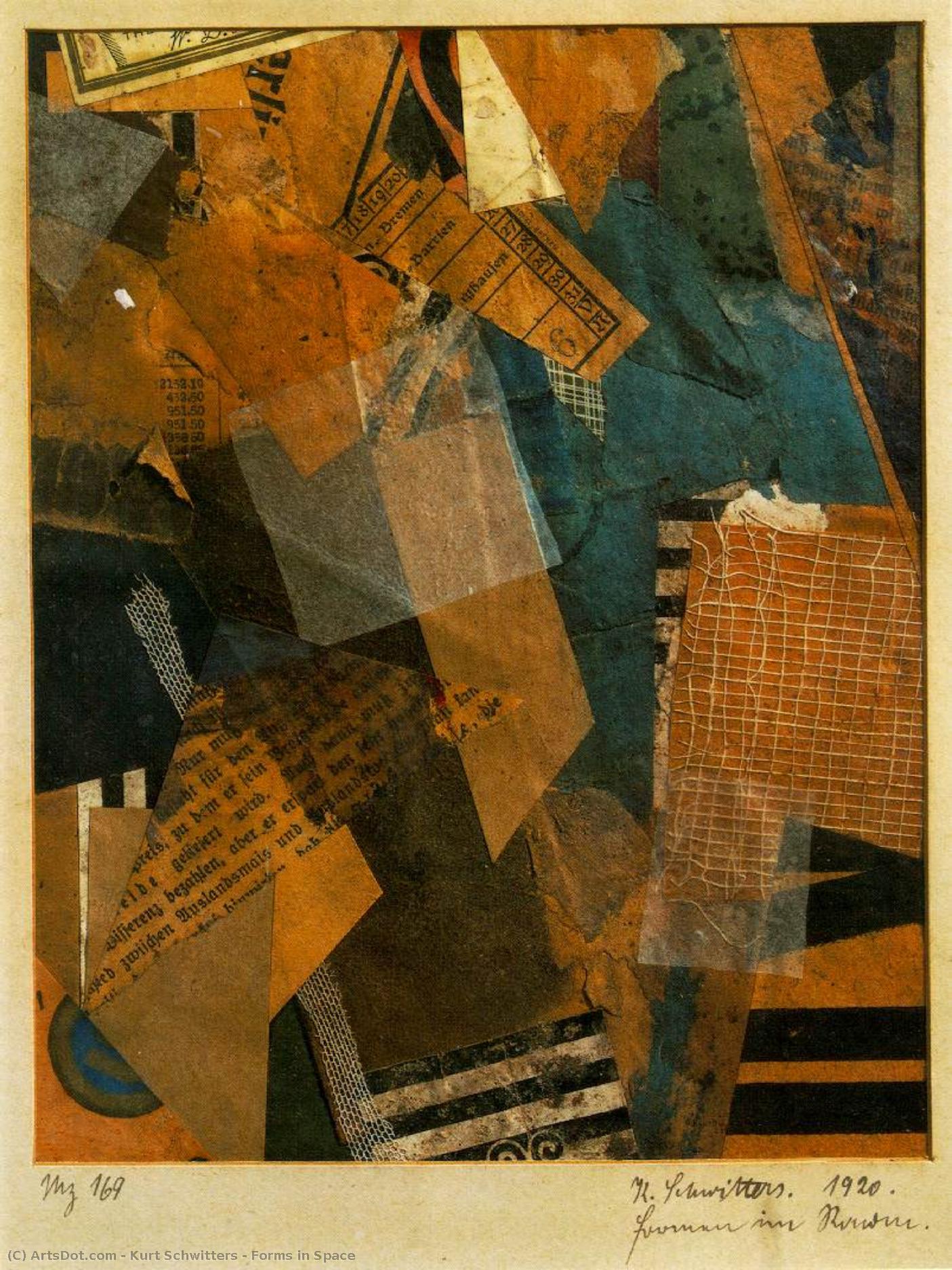 Forms In Space — Kurt Schwitters