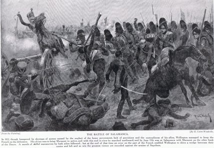 The Battle Of Salamanca — Richard Caton Woodville