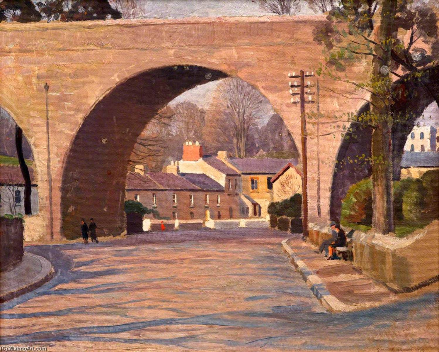 Viaduct And The Green, Tenby — Sam Morse Brown