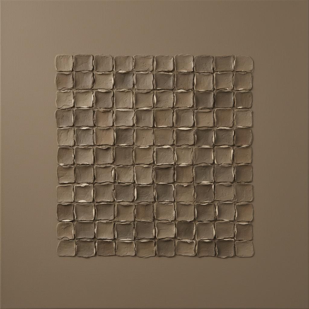 Monolithic Earth: A Meditative Study Of Tactile Relief And Timeless Geometric Harmony — David Moreau