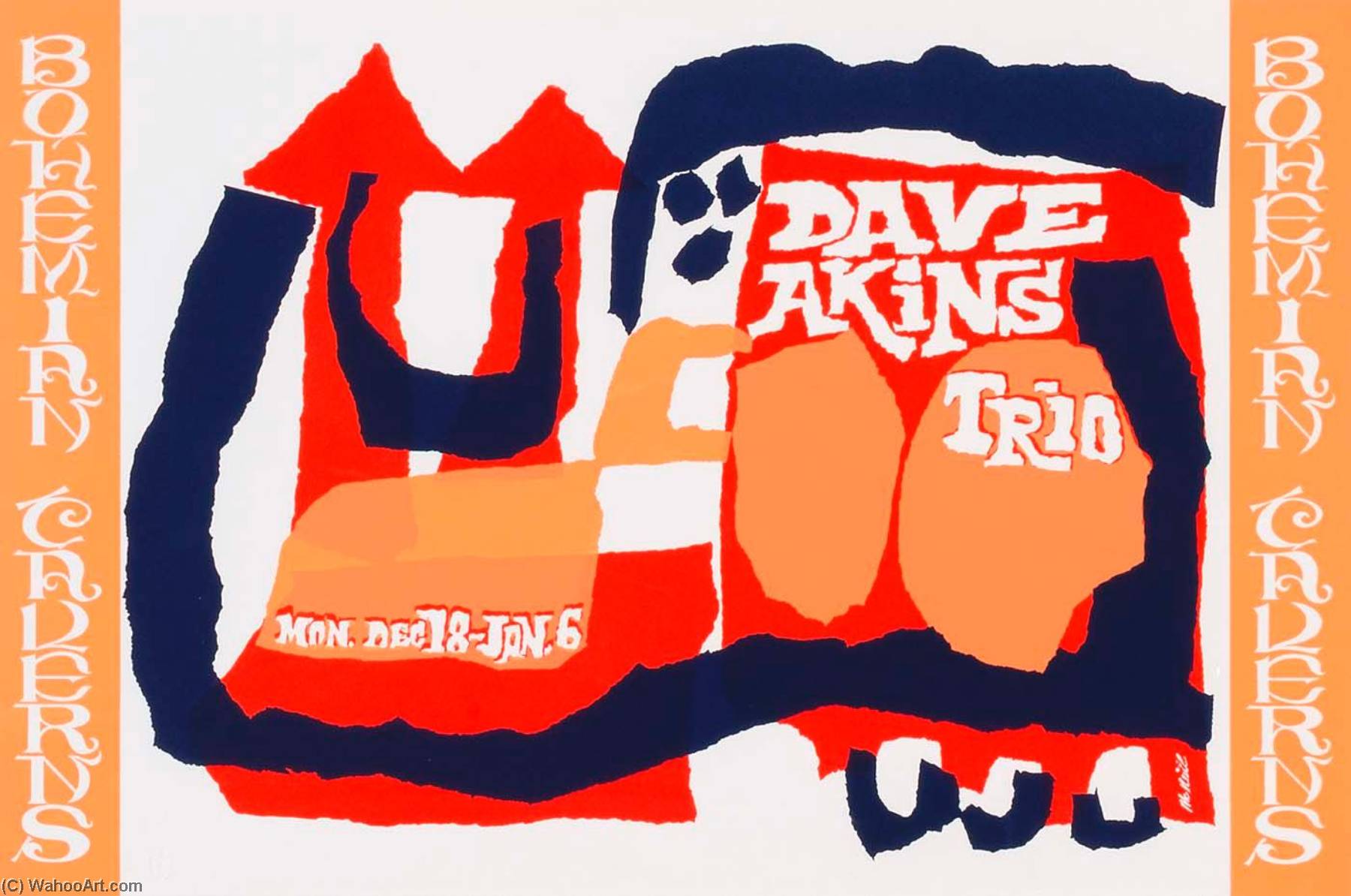 Bohemian Caverns Dave Akins Trio — Lloyd Mcneill