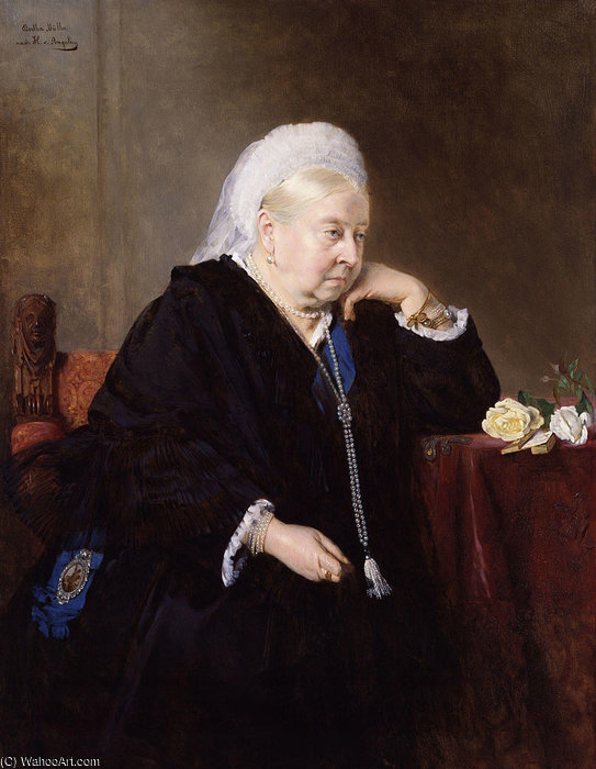 Queen Victoria — Baron Heinrich Von Angeli