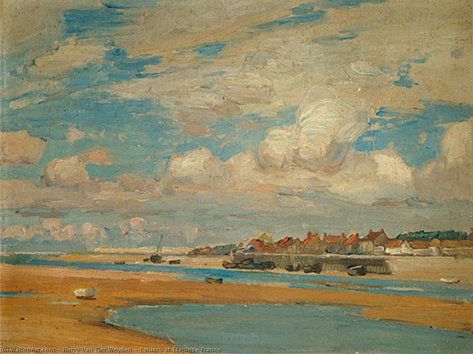 Estuary At Étaples, France — Harry Van Der Weyden