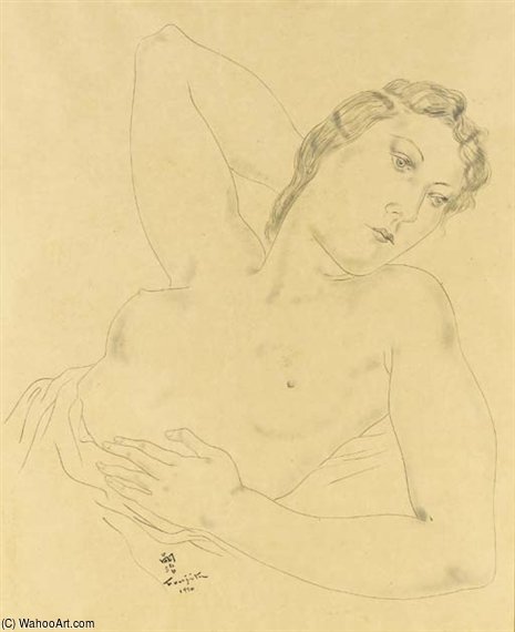 Femme Nue Assise — Leonard Fudžita