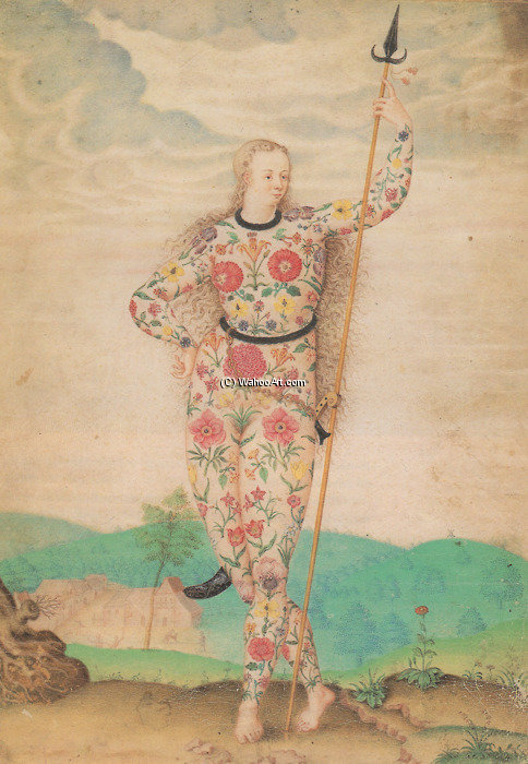 A Young Daughter Of The Picts — Jacques Le Moyne De Morgues