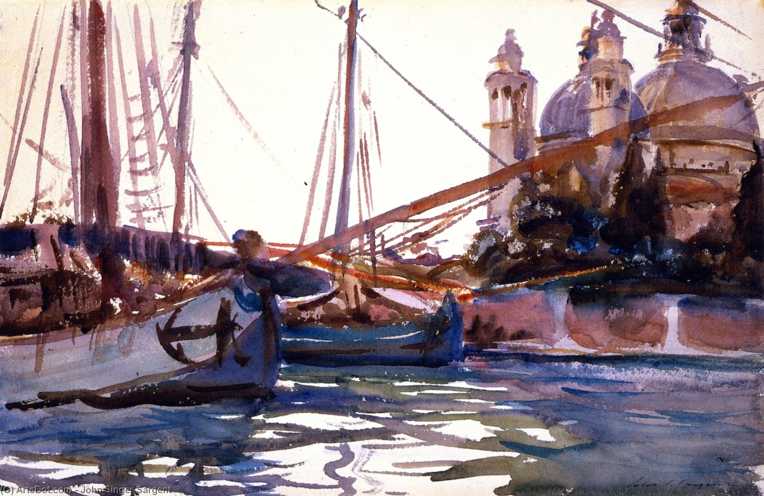 The Giudecca, Venice (also Known As Santa Maria Della Salute, Venice) — Джон Сингер Сергент