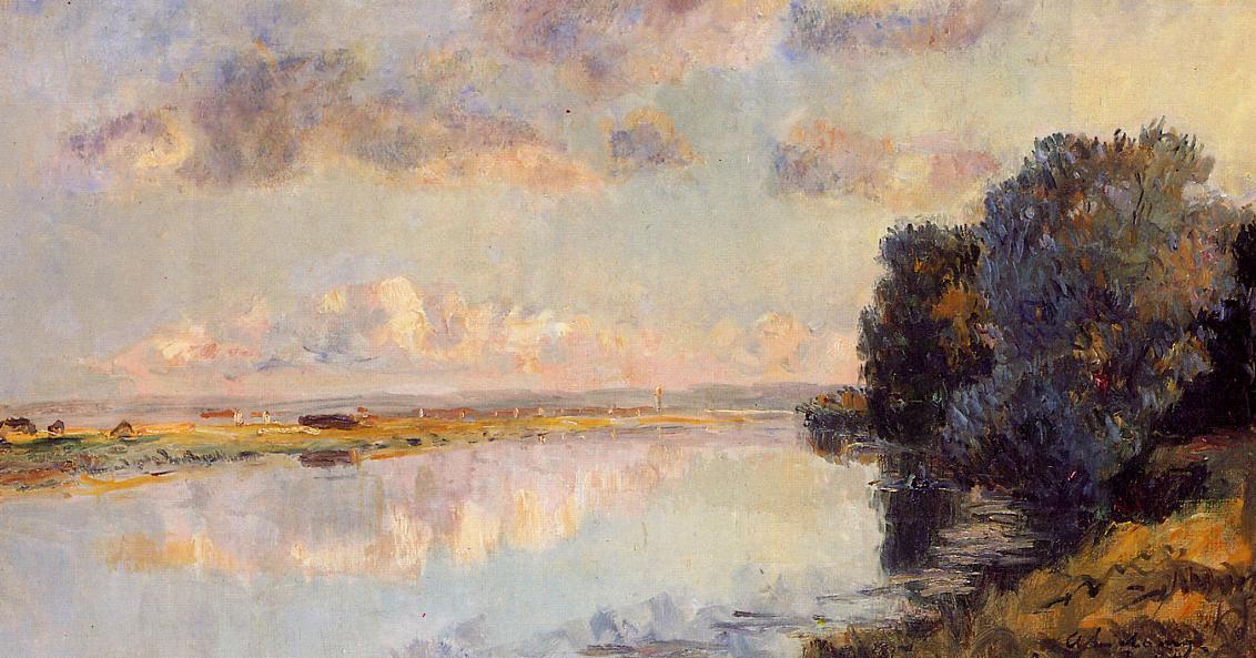 The Banks Of The Seine At Maisons-lafitte — Albert-charles Lebourg