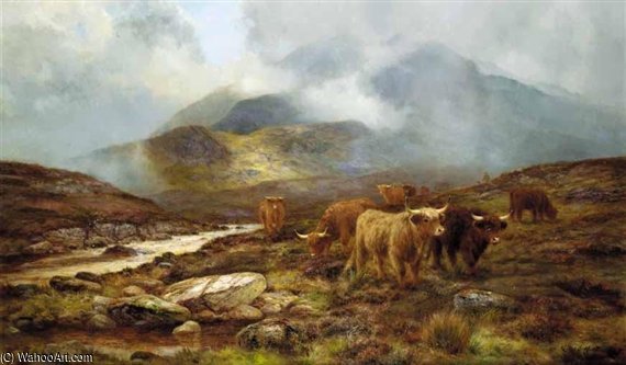 Over The Moorland, Sligachan, Isle Of Skye — Louis Bosworth Hurt