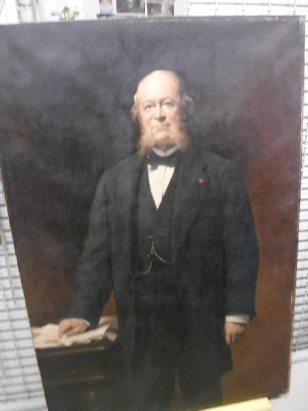Portrait De Monsieur Pouyer Quertier (estouville En Caux, 1820 Rouen, 1891), Ministre Des Finances — Édouard Debat-ponsan