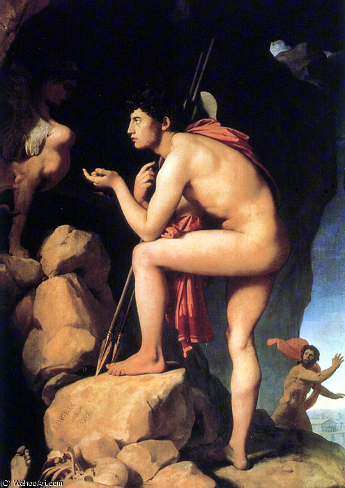 Oedipus And The Sphinx — Jean-auguste-dominique Ingres