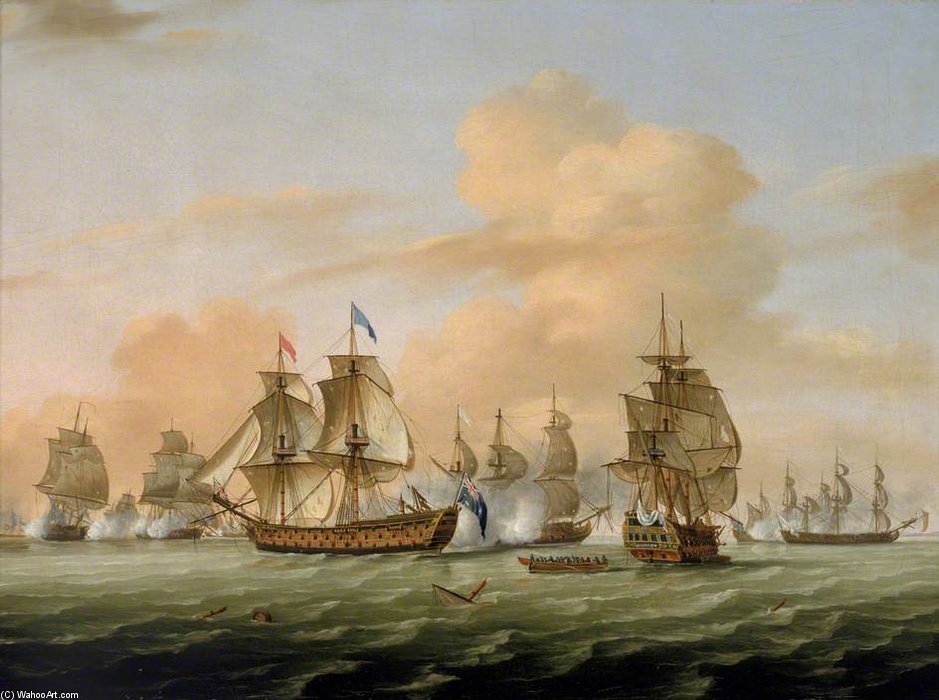 The Battle Of Lagos — Thomas Luny