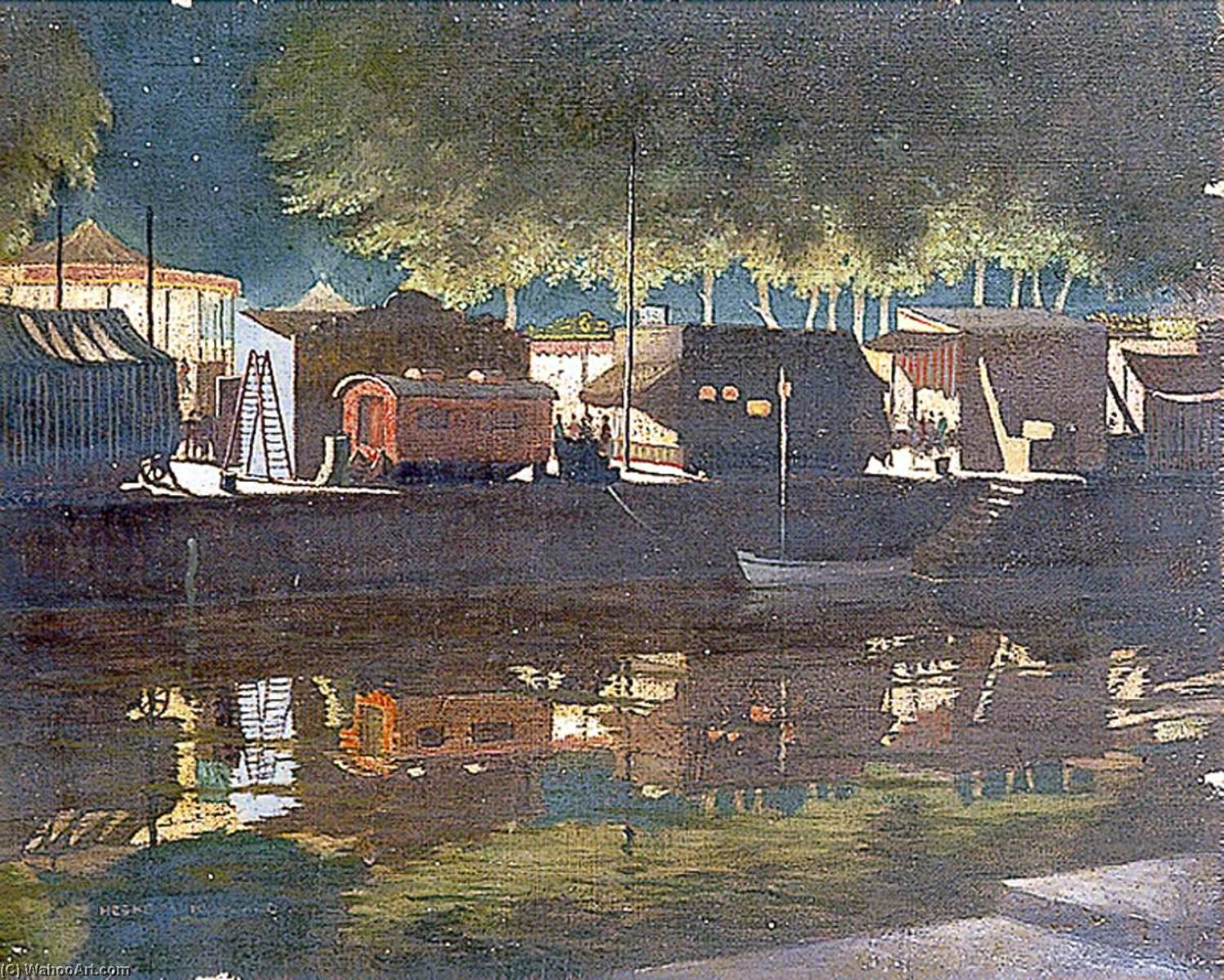 The Fairground, Quimper — Eric Hesketh Hubbard