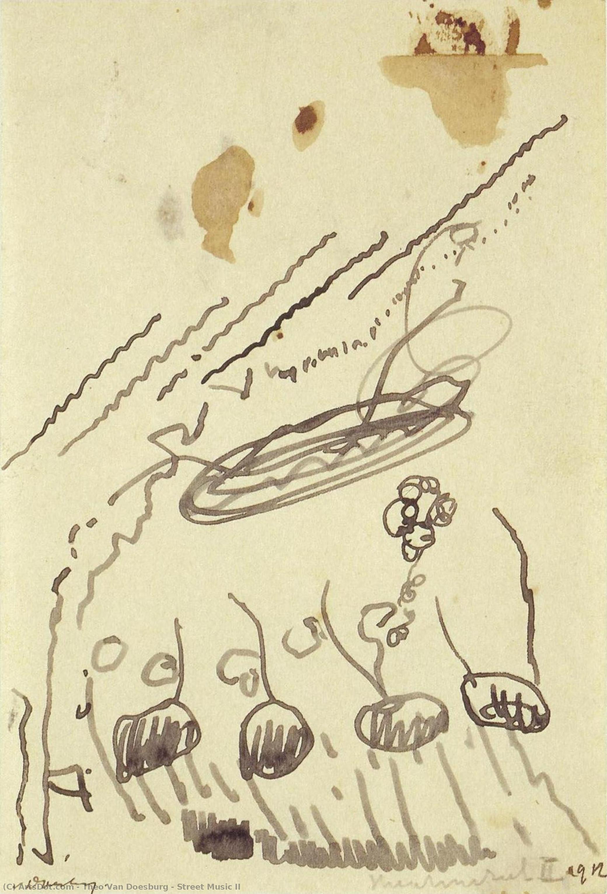 Street Music Ii — Theo Van Doesburg