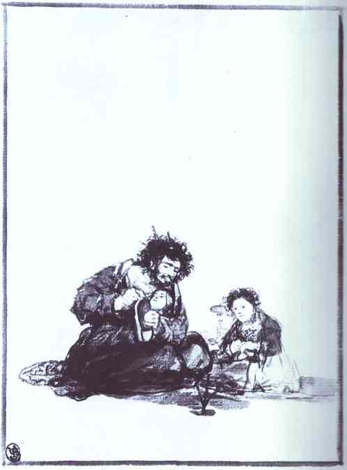 El Ciego Trabajador (diligent Blind Man) — Francisco José De Goya Y Lucientes