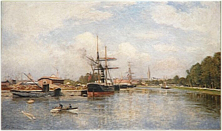 Chantiers Navals À Caen — Stanislas Lépine