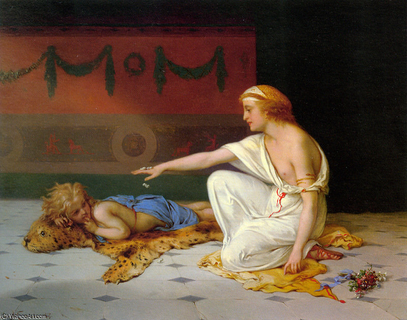 An Afternoons Amusement — Pierre Olivier Joseph Coomans