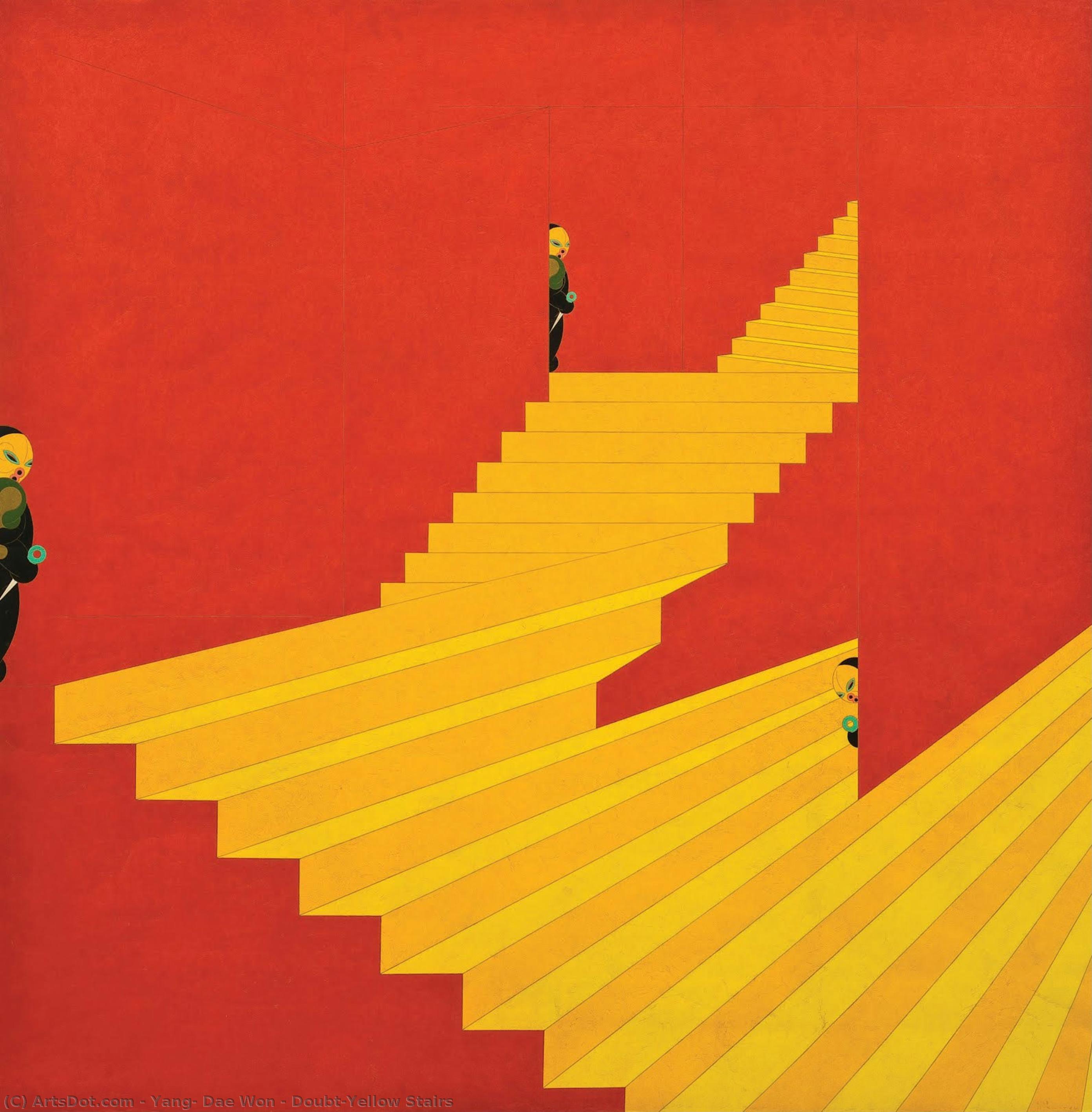 Doubt-yellow Stairs — Yang, Dae Won
