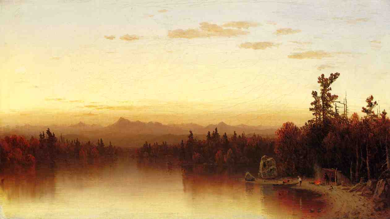 A Twilight In The Adirondacks — Sanford Robinson Gifford