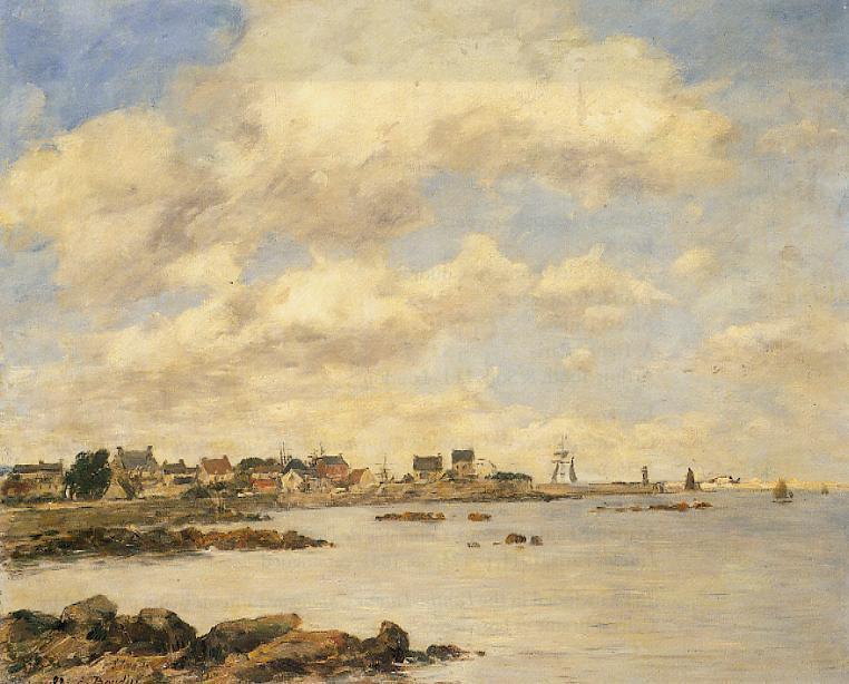 View Of Saint-vaast-la-houghe — Eugène Louis Boudin