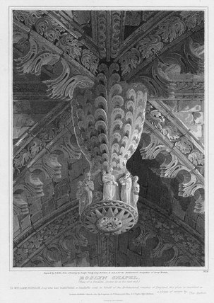 Roslyn Chapel, View Of A Pendant And Groins — Joseph Michael Gandy