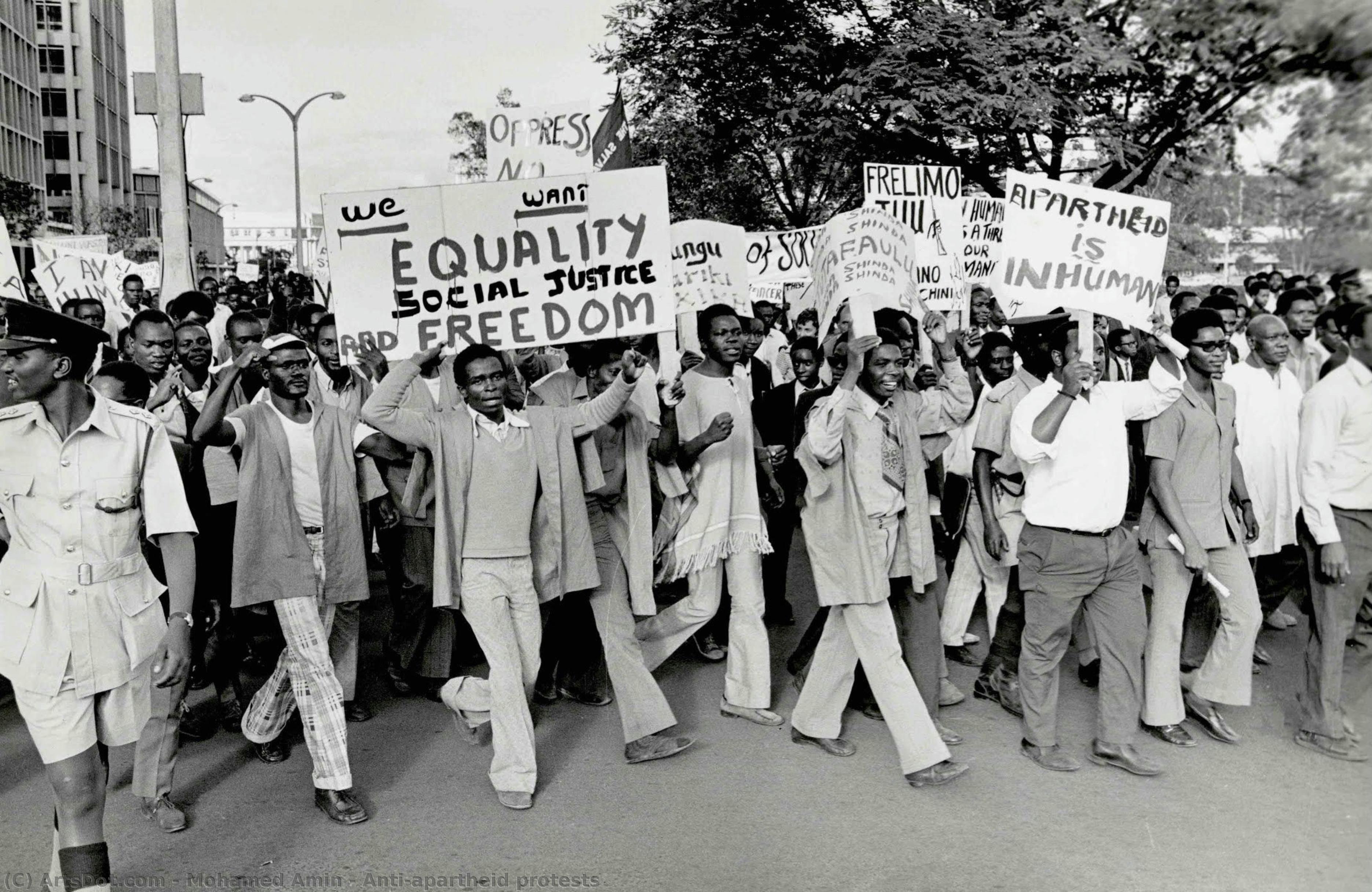 Anti-apartheid Protests — Mohamed Amin