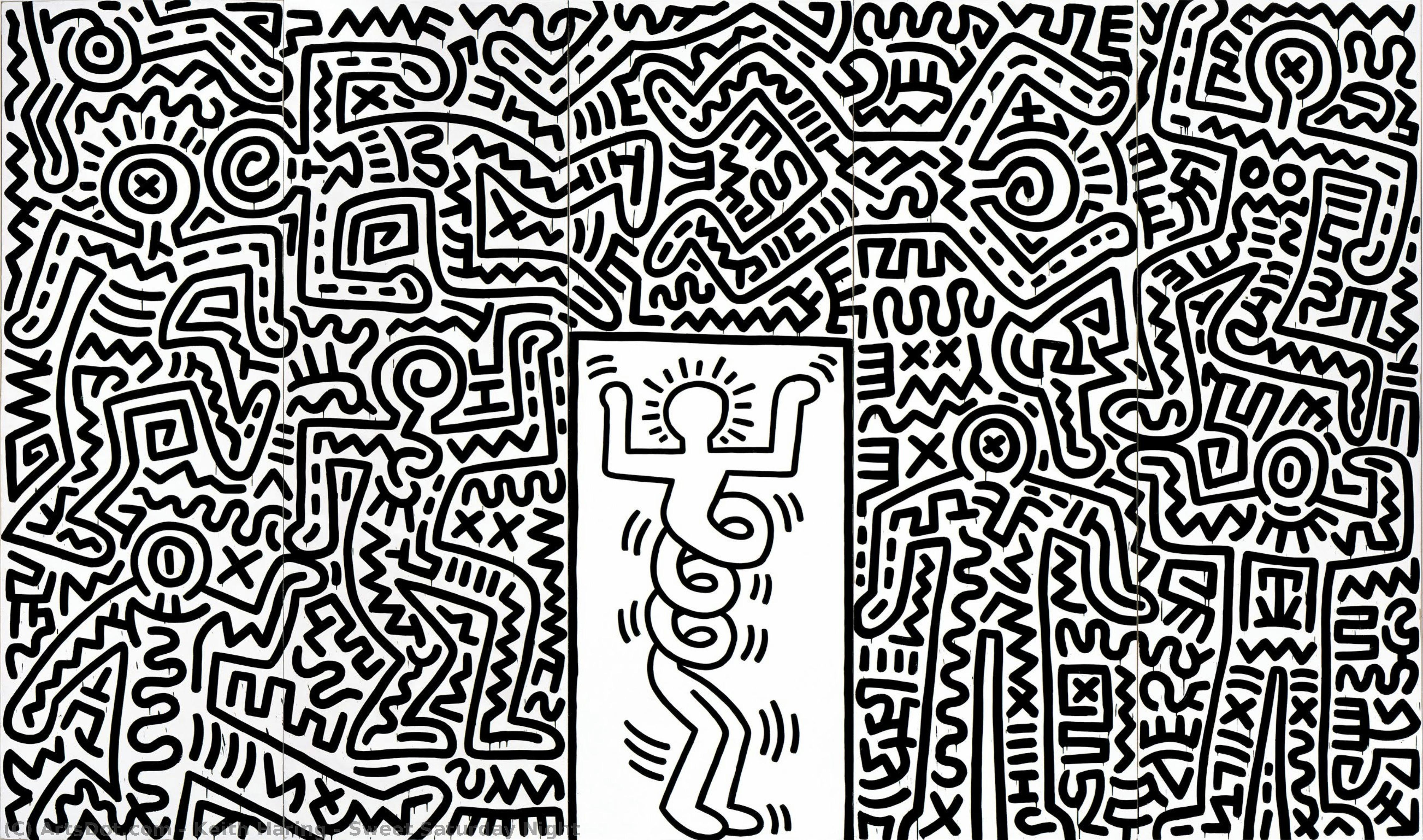Sweet Saturday Night — Keith Haring